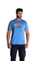 CAMISETA MASCULINA NFR AZUL CLARO BORDADA