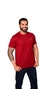 CAMISETA MASCULINA NFR VERMELHA SILK BASICO DOURADO