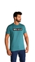 CAMISETA MASCULINA NFR - AZUL PETRÓLEO BORDADA