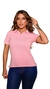 CAMISETA FEMININA NFR - GOLA POLO ROSA BORDADA COURINO