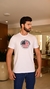 CAMISETA MASCULINA NFR - BRANCA BORDADA