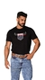 CAMISETA MASCULINA NFR - PRETA BORDADA