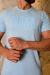 CAMISETA MASCULINA NFR AZUL CLARO BORDADA - comprar online