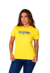 CAMISETA FEMININA NFR AMARELA BORDADA - comprar online