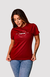 CAMISETA FEMININA NFR VINHO BORDADA na internet