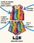 Shorts Listras Sorvetes LOK na internet