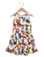 Vestido Rodado Estampa Cachorrinhos LOK