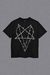 Camiseta Black Metal Rock Pentagrama Factoria