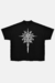 CAMISETA OVERSIZED CHAOS CREST - PRETO