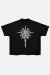 CAMISETA OVERSIZED INFERNAL ICONS - PRETO - (cópia)