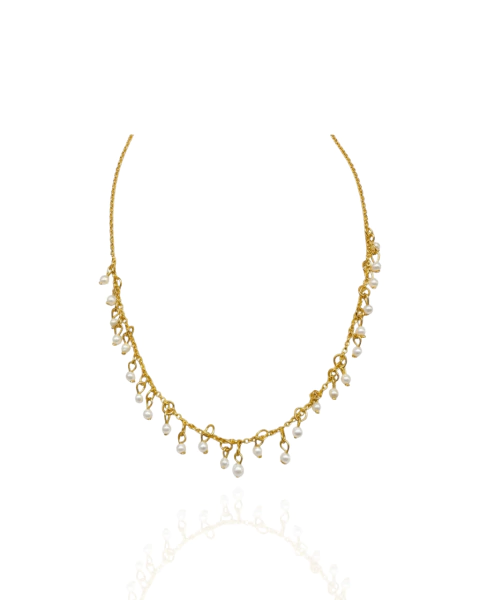 Colar Drizzle Pérolas Shell Mini - comprar online