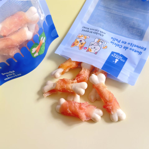 Snack hueso de calcio envuelto en pollo 50g