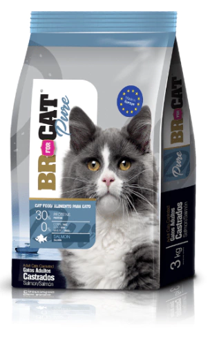 Br for cat pure castrados salmón