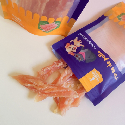 Snacks Tiras de pollo 50g