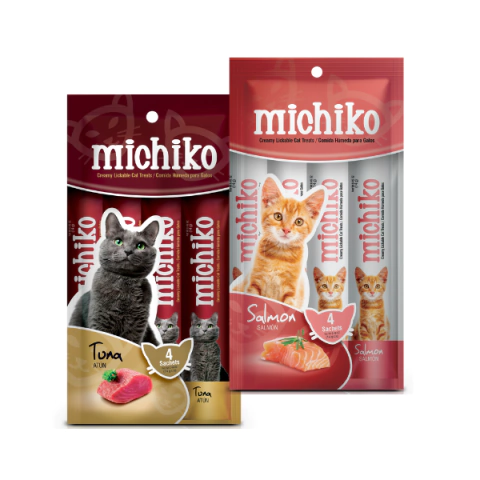 michiko cremoso gatos caja *4sobres
