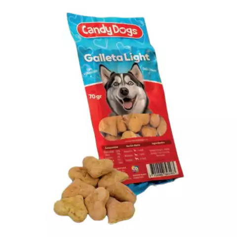 Galletas light 70gr Candy dogs