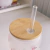 CONEJITA SAKURA | Vaso de vidrio con popote - comprar en línea