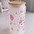 CONEJITA SAKURA | Vaso de vidrio con popote en internet