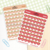 LETRAS DE FRESA & DURAZNOS | Sticker Sheet