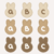 LETRAS CARITAS CAFÉS | Sticker Sheet - online store
