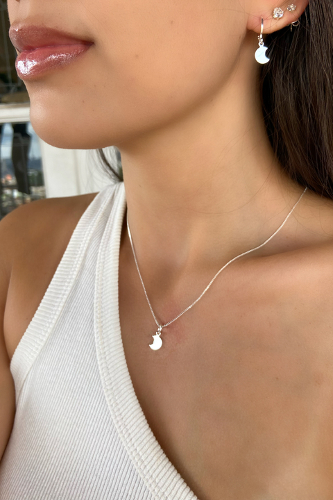 Conjunto Lua (colar e brinco) - comprar online