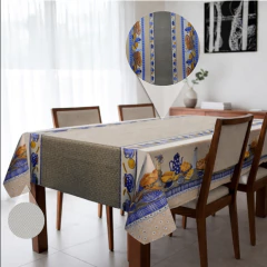 Imagem do Rolo Toalha de Mesa PVC Térmica Prime Silk Acetinada Fosca Café da Manhã 20X1,37M