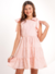 Vestido Kelly Listrado Salmão - Mellzinha
