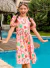 Vestido Laryssa Sapinho Salmão - loja online