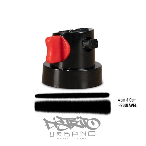 Bico p/ Tinta Spray - Fat Cap Variator (4 à 9cm - Regulável) Graffiti, Pintura Automotiva, Pintura Industrial, Arte Customização - comprar online