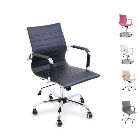 Cadeira De Escritório Oficial Webshop Esteirinha Baixa Giratória