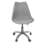 Cadeira Office Base Cromada Com Rodizio Giratória Saarinen