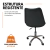 Cadeira Office Base Cromada Com Rodizio Giratória Saarinen - Oficial