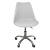 Cadeira Office Base Cromada Com Rodizio Giratória Saarinen na internet