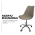 Cadeira Office Base Cromada Com Rodizio Giratória Saarinen - comprar online