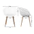 Cadeira Clarice Nest Wood Com Apoio de Braço - comprar online