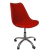 Cadeira Office Base Cromada Com Rodizio Giratória Saarinen - comprar online