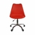 Kit 06 Cadeiras Office Base Cromada Giratória Saarinen