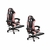 Kit 2 Cadeiras Gamer Stillus Ergonômica com Apoio Para os Pés - comprar online