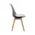 Imagem do Kit 2 Cadeiras Saarinen Wood Com Estofamento Várias Cores