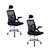 Cadeira Escritório Executiva Diretor Relax Ergonômica Preto - comprar online