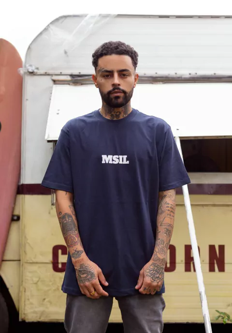 CAMISETA MSIL PREMIUM AZUL