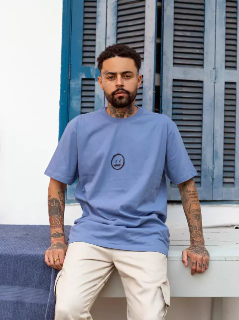 CAMISETA MSIL LOGO AZUL