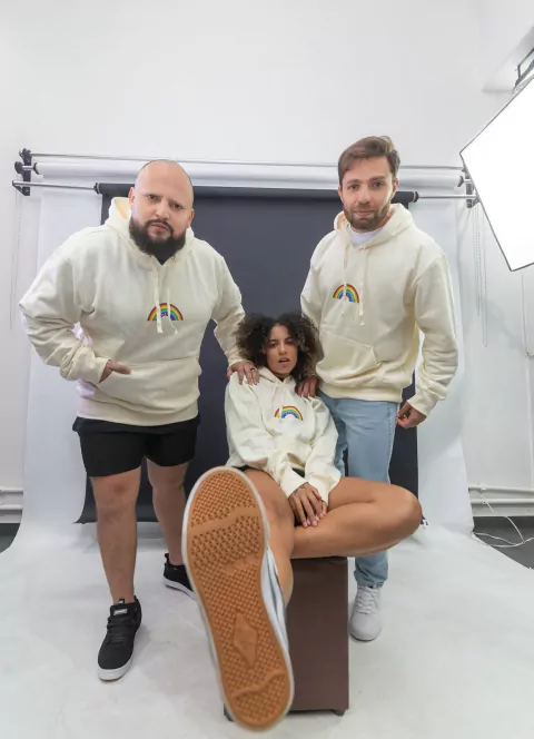 MOLETOM MSIL ORGULHO OFF-WHITE