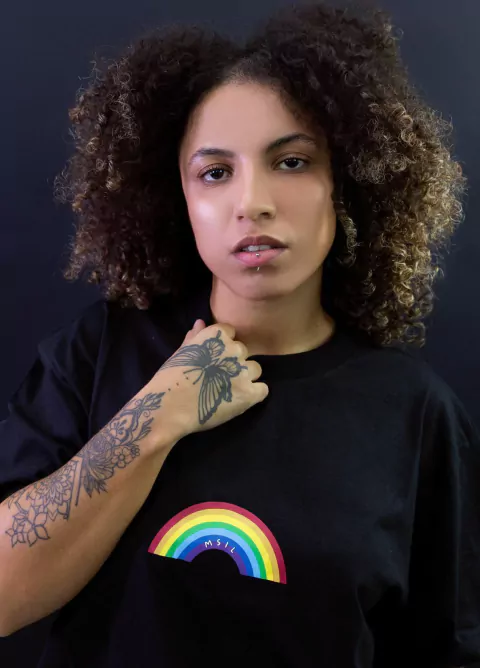 CAMISETA MSIL ORGULHO PRETA