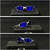 Juliet Plasma Neon Blue /Kit Preto