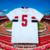 (M) Camisa 1 São Paulo Adidas Tricolor Chip Branca #5 (de jogo!) - Relíquia SPFC