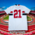 (M) Camisa 1 São Paulo Adidas Tricolor Chip Branca #21 (de jogo!) - loja online
