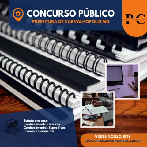 Apostila Prefeitura de Carvalhópolis MG 2023 Monitor Escolar