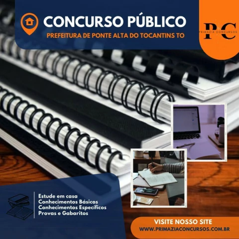 Apostila Prefeitura de Ponte Alta do Tocantins TO 2024 Agente Administrativo