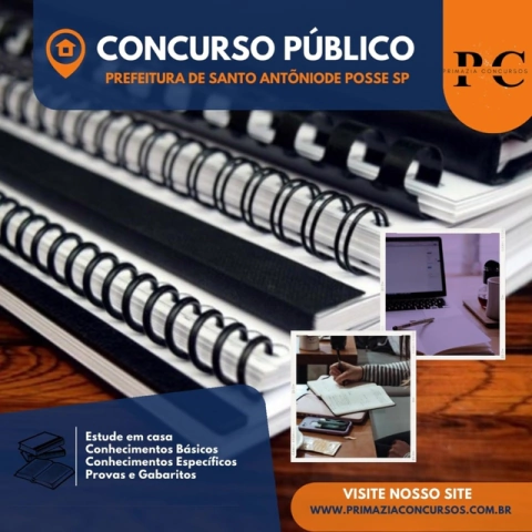 Apostila Prefeitura de Santo Antônio de Posse SP 2023 Fiscal de Posturas